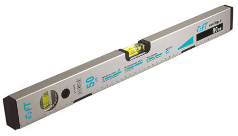 Nivela aluminiu calamita, 2 bule, 100 Cm