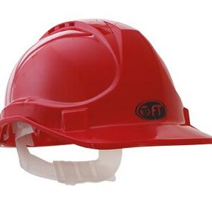 Casca de protectie din polietilena Guardian, rosie