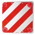 Panou semnalizator 50×50 cm alb/rosu