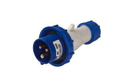 Stecher IP67 220 V CEE A 2P+T 16A, 3 pini